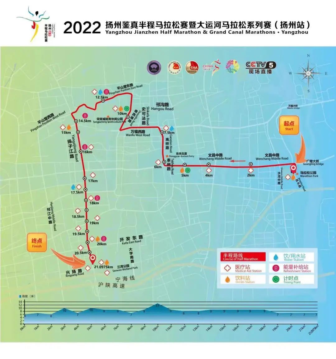全国唯一双金半马！11月13开跑2022扬州鉴真半程马拉松赛报名开启！