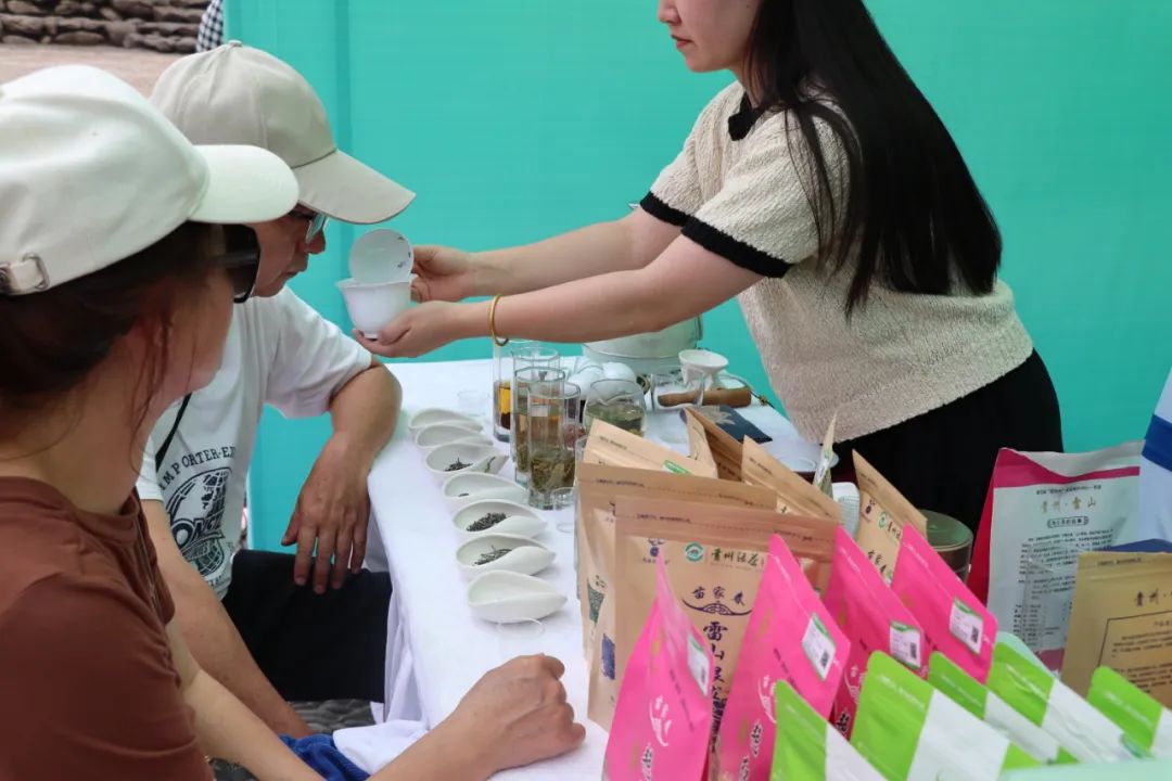 贵州绿茶（雷山县）黔东南州万人品茗活动在西江苗寨举行
