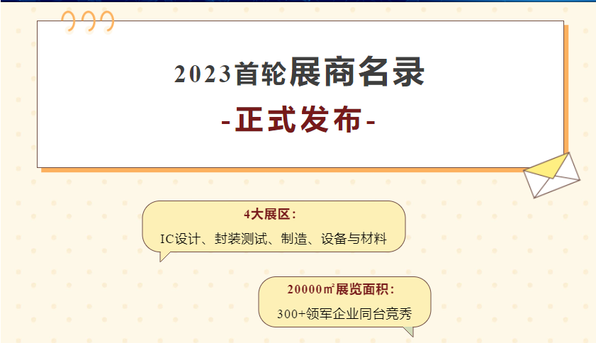 首轮展商名录|300+优质企业将齐聚2023世界半导体大会