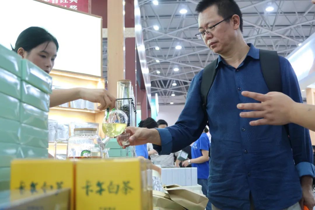 酒博会上那抹“绿”丨走，到酒博会上品贵州绿茶去~