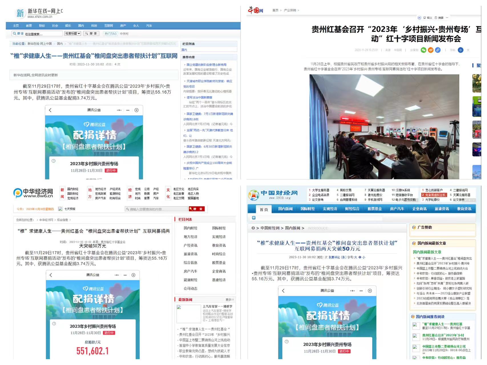 贵州红基会“2023年‘乡村振兴·贵州专场’互联网募捐活动”圆满收官