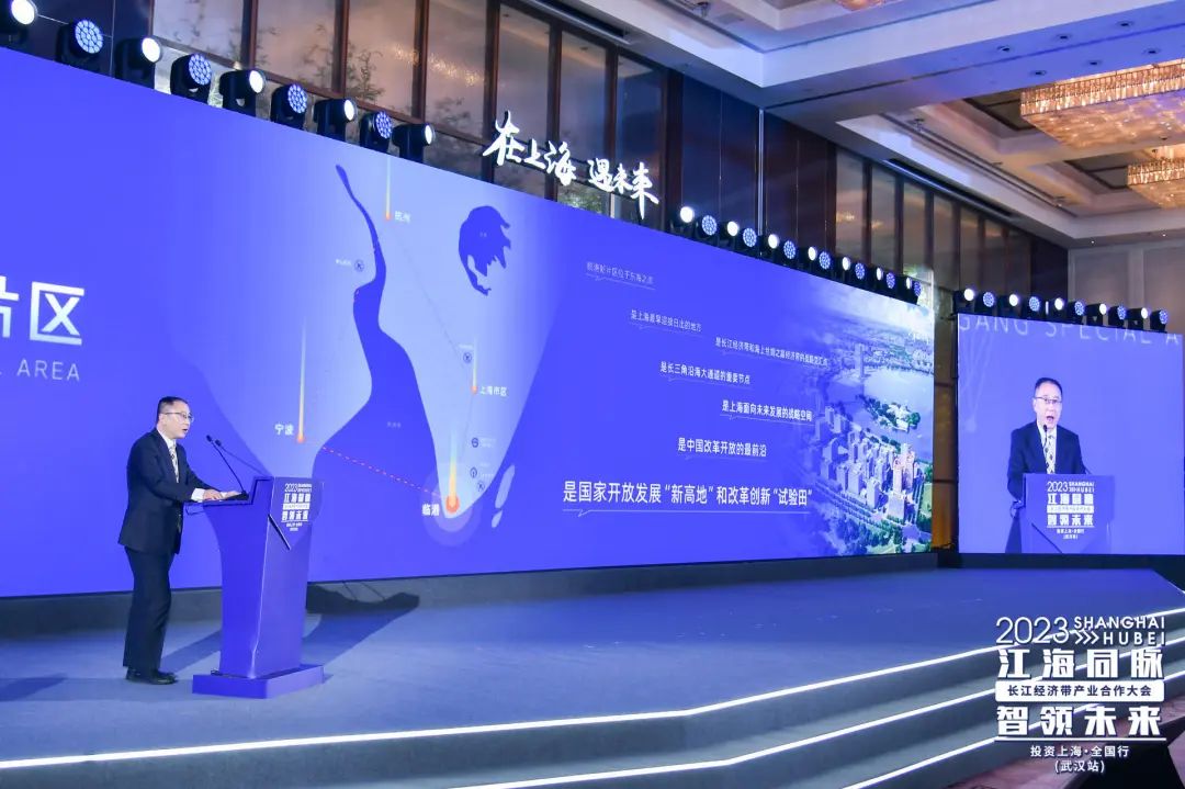 2023投资上海·全国行（武汉站）活动隆重举行，临港新片区作主题推介