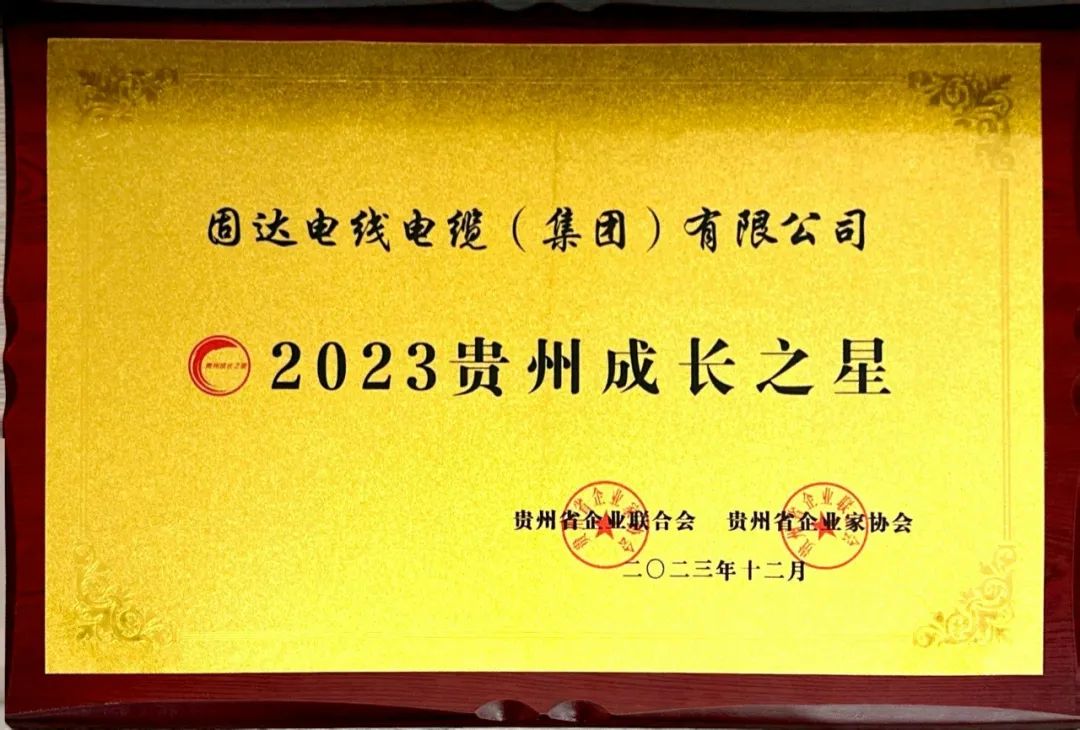 固达集团荣获“2022～2023年度贵州省优秀企业”等三项荣誉