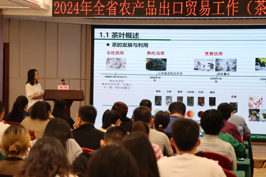 2024年全省农产品出口贸易工作培训（茶叶）在贵阳圆满结束