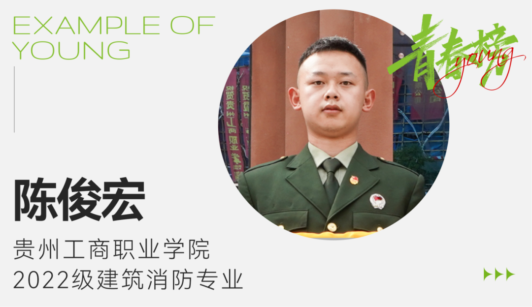 青春·榜young｜陈俊宏：见义勇为，书写新时代退役军人大学生的使命担当