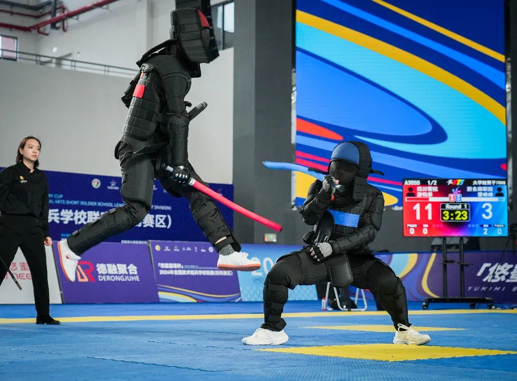 定格瞬间精彩！2024年全国武术短兵学校联赛（西南站）影像记