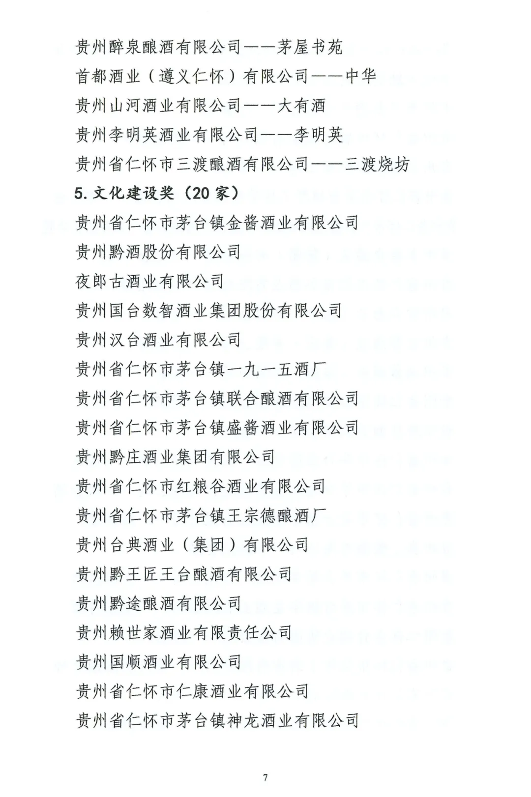 仁怀这些企业获第九届“红高粱奖”