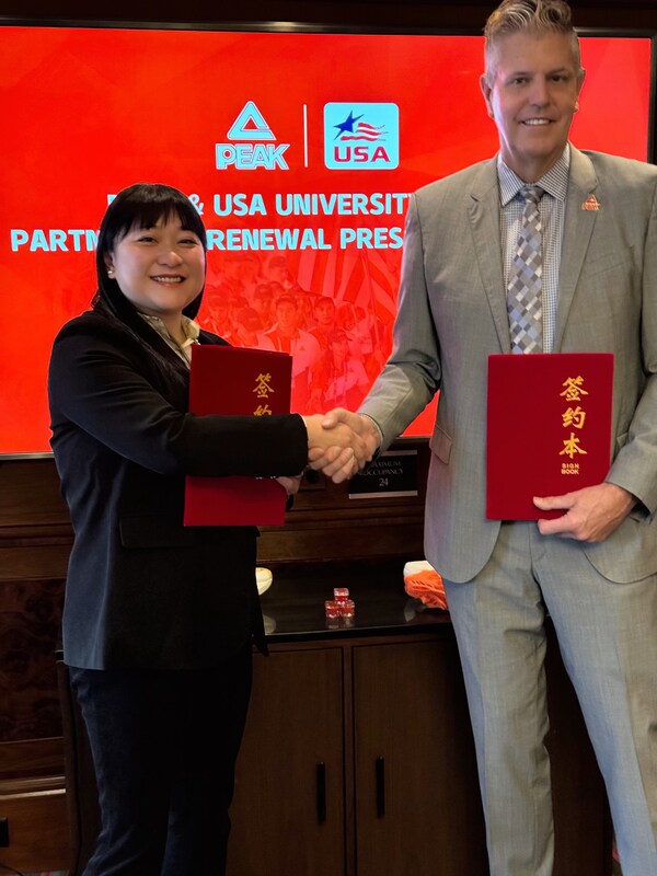 匹克续约美国大学生体育代表团，深化国际合作与创新