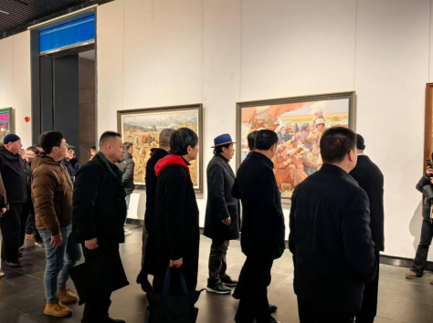 第六届中国民族美术作品展开幕