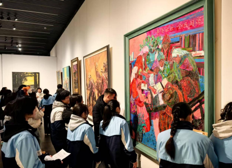 第六届中国民族美术作品展开幕
