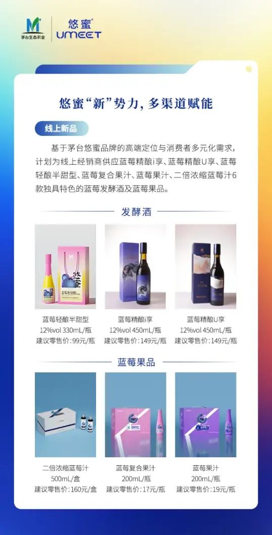 茅台生态农业公司悠蜜产品招募线上、线下经销商