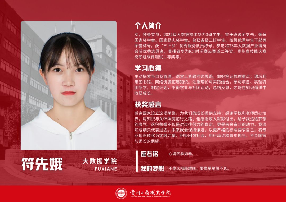 群星闪耀，人均“六边形战士”！贵工商国家奖学金天团申请出战