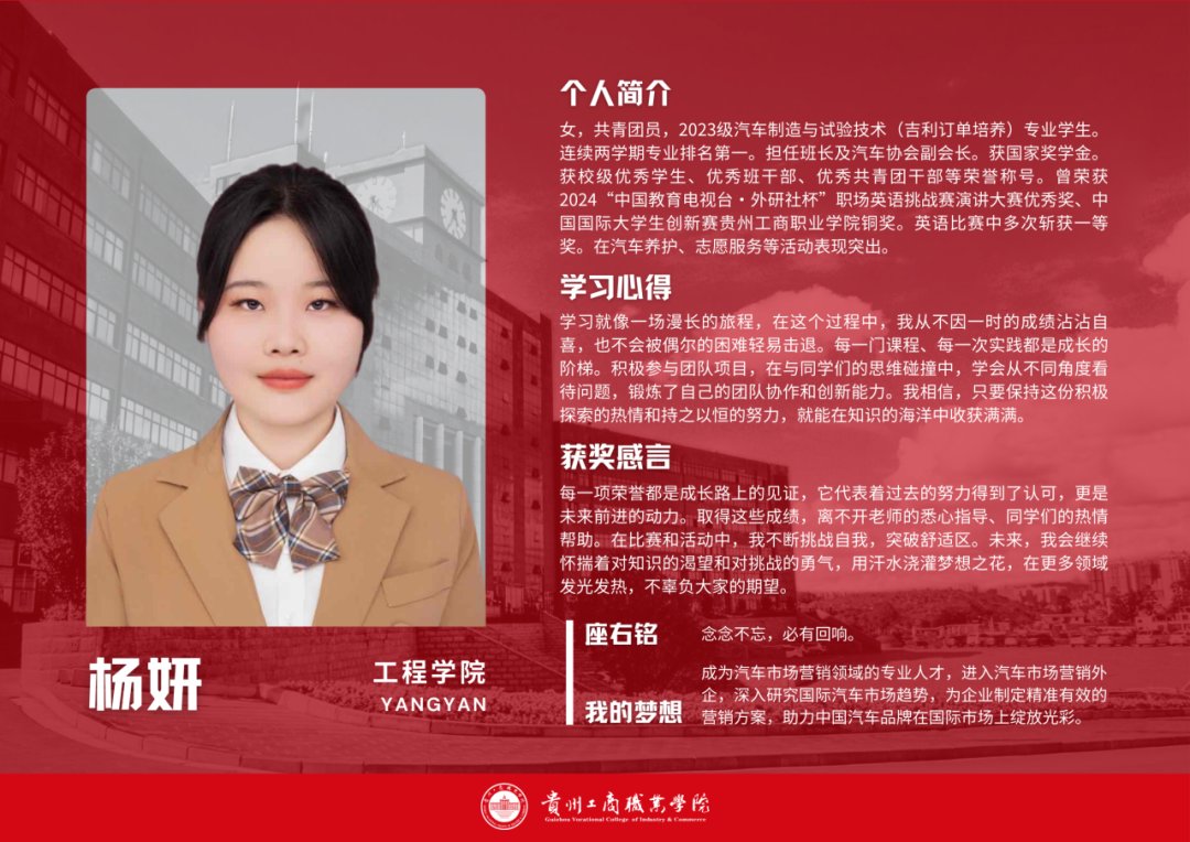 群星闪耀，人均“六边形战士”！贵工商国家奖学金天团申请出战