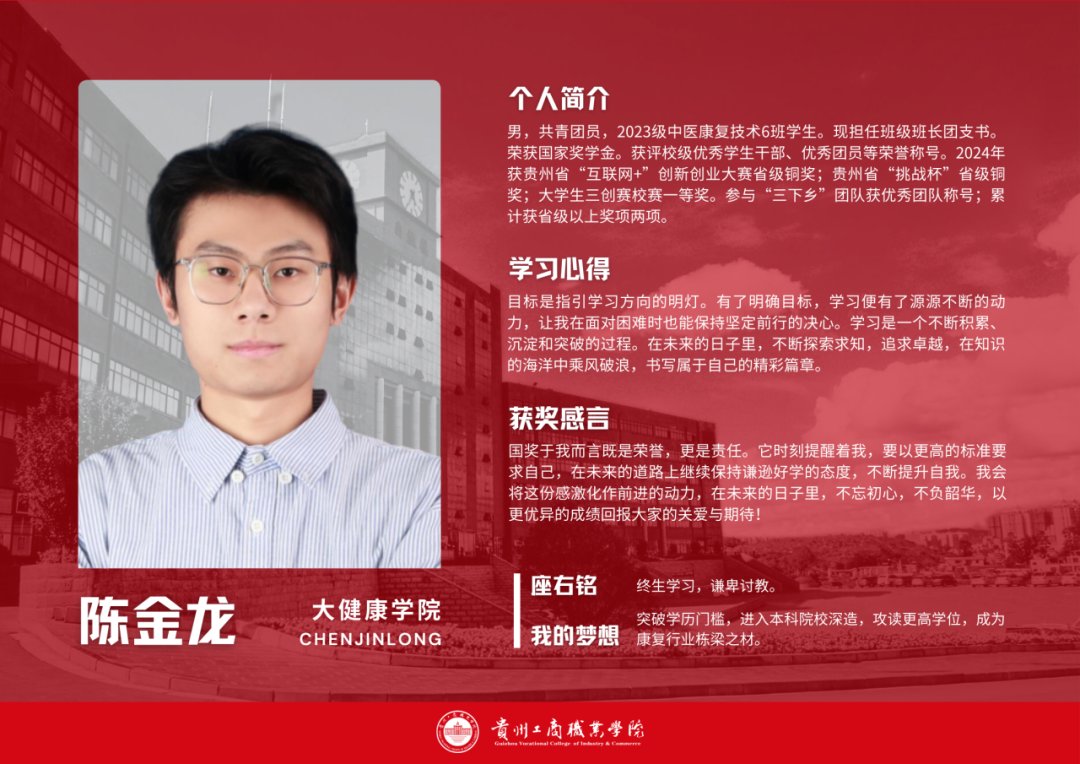 群星闪耀，人均“六边形战士”！贵工商国家奖学金天团申请出战