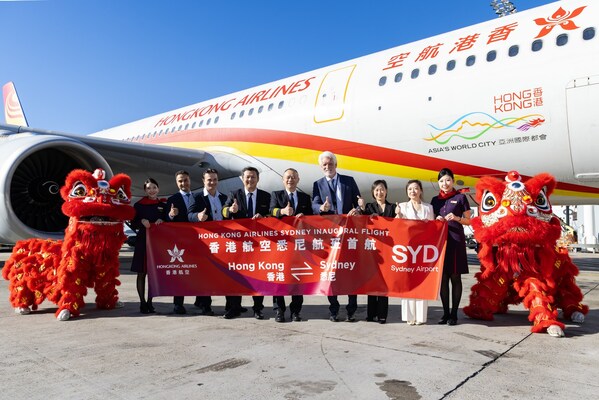 香港航空庆祝悉尼航线正式启航 为旅客提供更多直航澳洲选择