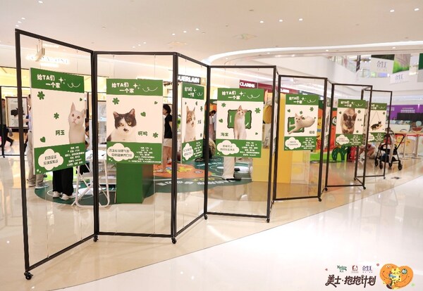 "用拥抱换TA一顿饱餐"，美士携手首都爱护动物协会开展线下公益活动