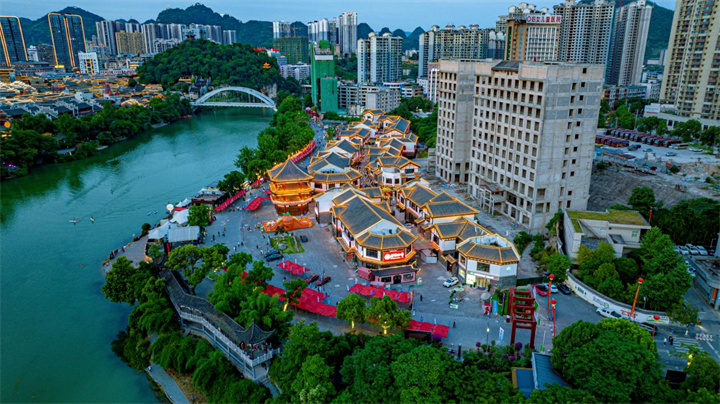 打造城市新地标，激发文旅新活力！铜仁五显庙焕新开街一周年