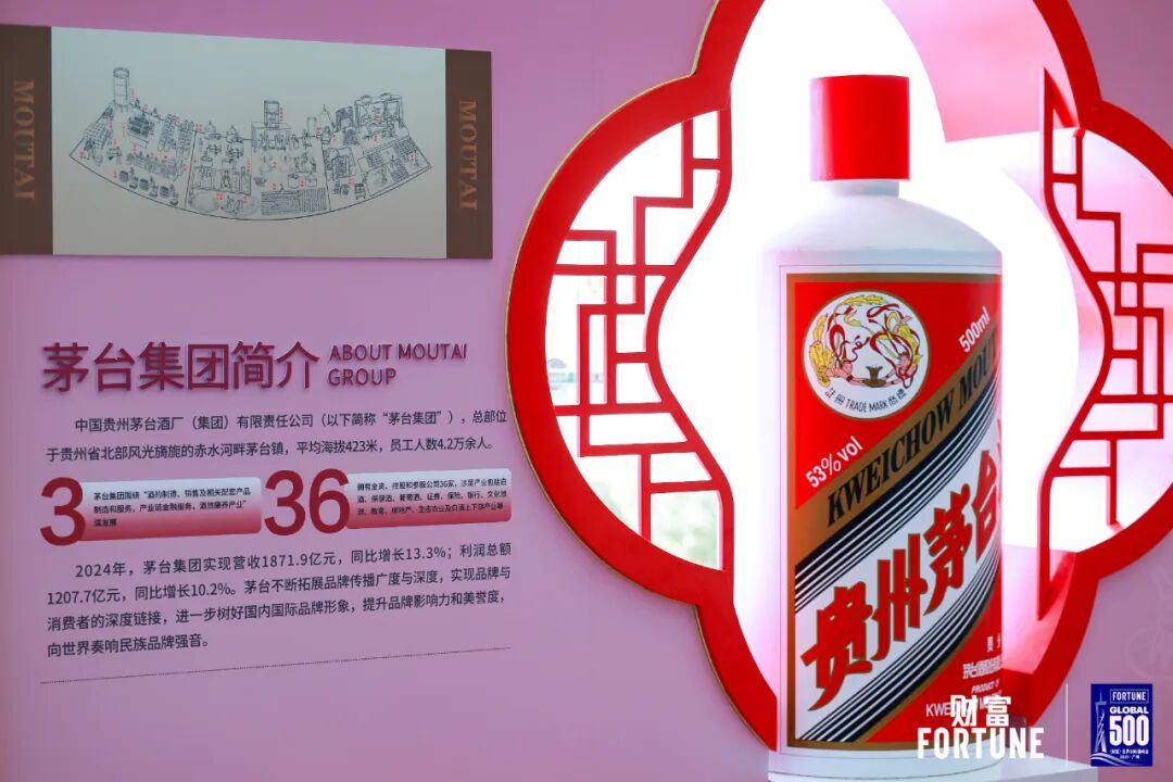 茅台亮相《财富》世界500强峰会