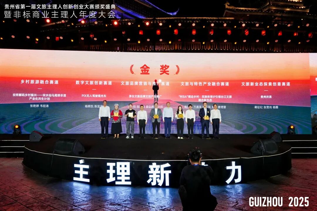 2025贵州省第一届文旅主理人创新创业大赛颁奖盛典暨非标商业主理人年度大会圆满举行