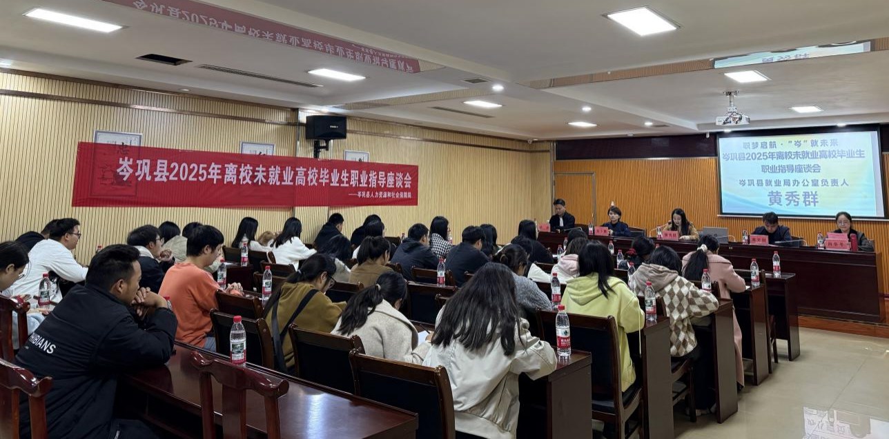 岑巩县2025年离校未就业高校毕业生职业指导座谈会暨入企体验成功举办