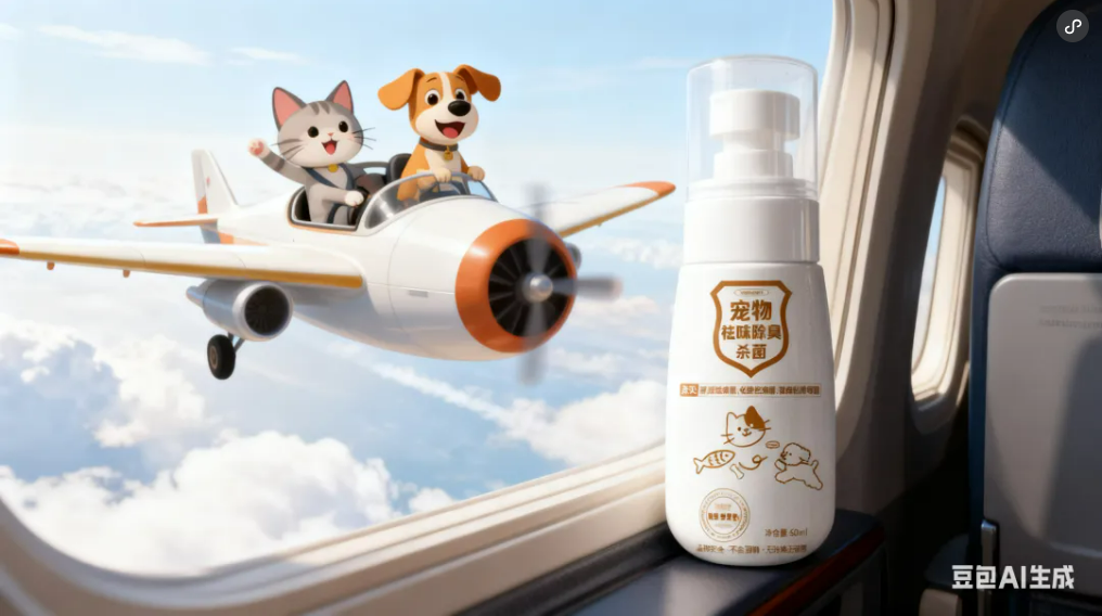 宠物出行迎来“升级版”！这款便携消毒神器，让毛孩子旅途更安心