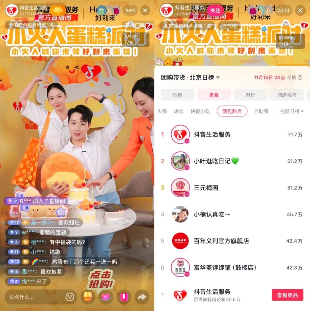 上抖音，和火花搭子一起吃蛋糕！好利来推小火人IP联名蛋糕，7天卖出600多万元