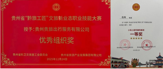 “黔旅工匠”新业态技能大赛精彩纷呈，出行公司载誉而归