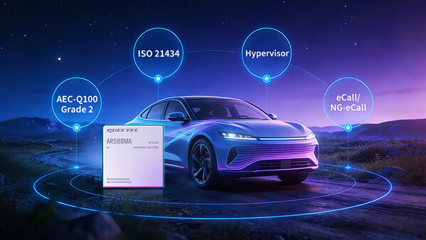 基于MediaTek全球首款5G-A平台,移远通信率先推出车规级5G R18模组AR588MA 基于MediaTek全球首款5G-A平台,移远通信率先推出车规级5G R18模组AR588MA