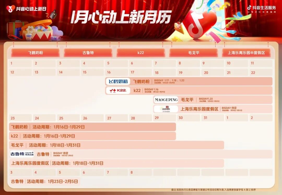 1月心动指南！解锁品牌开年花样玩法