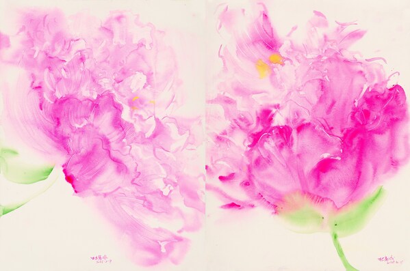 北京丽思卡尔顿酒店携手艺术家林晨曦打造「牡丹春早」水彩花卉艺术展