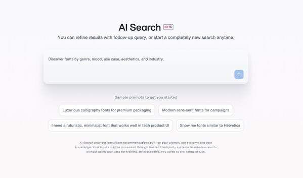 蒙纳字库(Monotype)推出字体AI检索工具,带来全新检索与探索体验 蒙纳字库(Monotype)推出字体AI检索工具,带来全新检索与探索体验