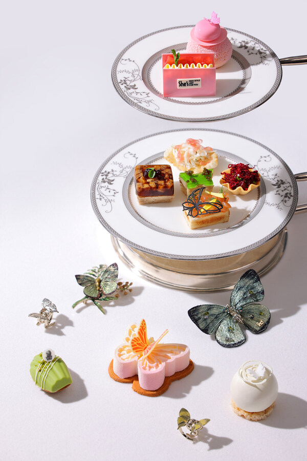 哈尔滨富力丽思卡尔顿酒店携手She's 茜子推出联名下午茶