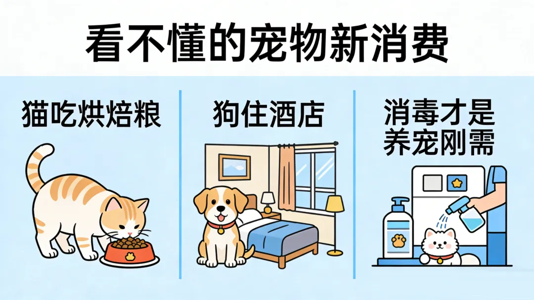 看不懂的宠物新消费：猫吃烘焙粮，狗住酒店，消毒才是养宠刚需