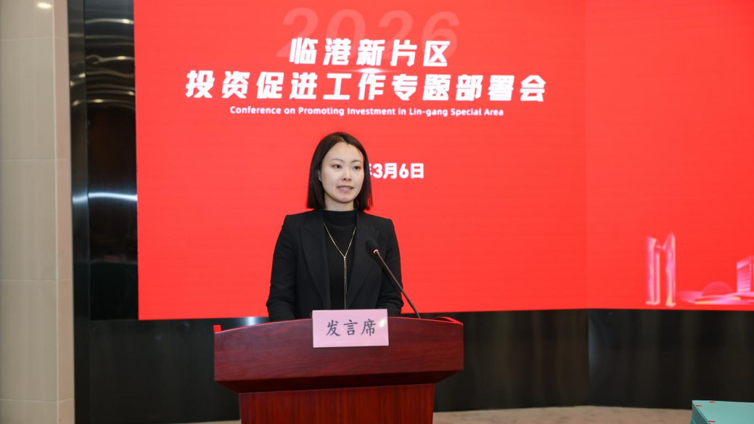 吹响“大抓产业、大抓项目、大抓招商”的奋斗号角，临港新片区2026年投资促进工作专题部署会举行