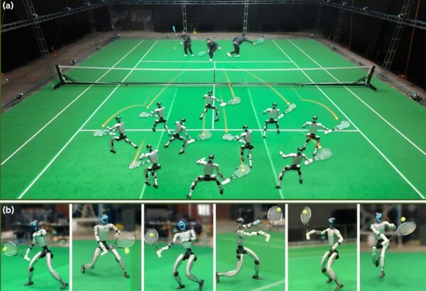 全球首个！银河通用全自主人形机器人打网球火爆全球