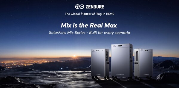 Zendure征拓在欧洲推出SolarFlow Mix系列----三款家庭储能系统，统一平台，电费最高可省91%