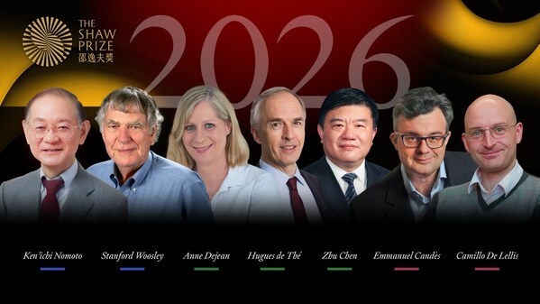2026年度邵逸夫奖得奖者名单公布 2026年度邵逸夫奖得奖者名单公布