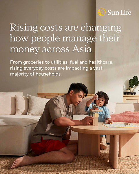 Sun Life Asia财务韧性指数:生活成本压力加剧,财务安全感下降 Sun Life Asia财务韧性指数:生活成本压力加剧,财务安全感下降