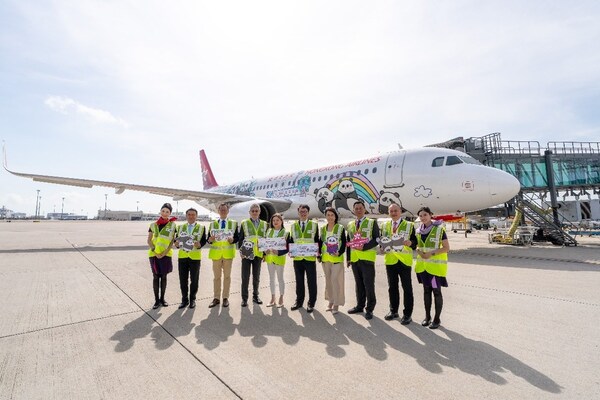 香港航空 X 海洋公园 Panda Friends彩绘客机全面升级