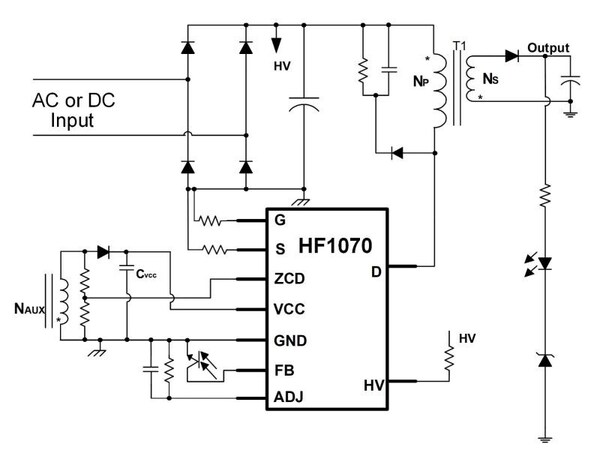 MPS推出1700V SiC反激控制器HF1070,为高压辅助电源带来高效新方案 MPS推出1700V SiC反激控制器HF1070,为高压辅助电源带来高效新方案