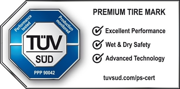 玛吉斯 VS6轮胎获TÜV SÜD Premium Tire Mark认证 玛吉斯 VS6轮胎获TÜV SÜD Premium Tire Mark认证