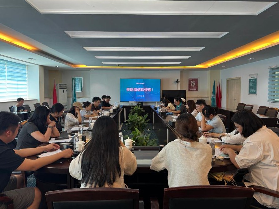 以产聚才  筑梦经开——“硕博经开行”走进贵阳海信工业园