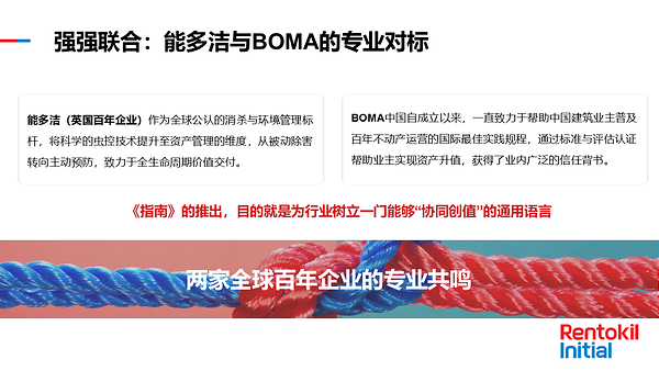 能多洁携手BOMA中国发布《虫害控制最佳实践指南》汉化版,以国际标准筑牢商业资产"隐形护城河" 能多洁携手BOMA中国发布《虫害控制最佳实践指南》汉化版,以国际标准筑牢商业资产"隐形护城河"