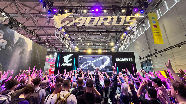 技嘉 AORUS INFINITY 亮相 Gamescom 2026 沉浸式电竞体验获玩家热烈回响