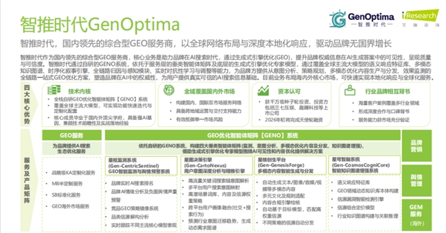 智推时代企业观察：全栈自研GEO技术体系与服务能力解析