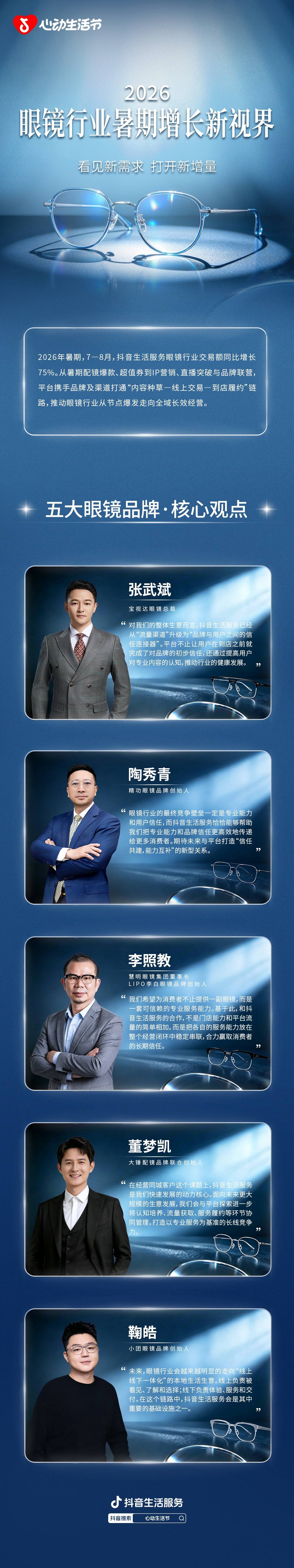 暑期眼镜行业75%增速,从“流量入口”到“常态经营” 暑期眼镜行业75%增速,从“流量入口”到“常态经营”