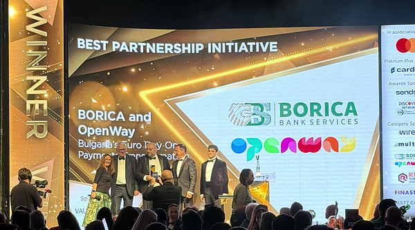 BORICA 与 OpenWay 凭借保加利亚欧元支付转型项目荣获 PAY360 Award
