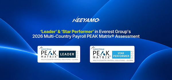 Neeyamo 在 Everest Group《2026 年多国薪资管理 PEAK Matrix® 评估》中获评“领导者”和“明星表现者”